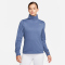 NIKE Therma-FIT Element Swift Rollkragen langarm Laufshirt Damen 491 - diffused blue/reflective silv S