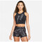 NIKE Pro Dri-FIT Cropped Tanktop Damen 010 - black/iron grey S