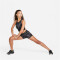 NIKE Pro Dri-FIT Cropped Tanktop Damen 010 - black/iron grey S