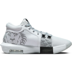 NIKE Lebron Witness VIII Basketballschuhe Herren 100 - white/black-lt smoke grey 35.5