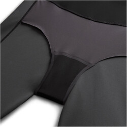 NIKE One Leak Protection: Perioden High-Waist 7" Radlerhose Mädchen 010 - black/anthracite/white M (137-146 cm)