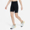 NIKE One Leak Protection: Perioden High-Waist 7" Radlerhose Mädchen 010 - black/anthracite/white M (137-146 cm)