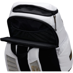 NIKE Hoops Elite Rucksack (32 L) 100 - white/black/metallic gold