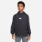 NIKE Dri-FIT Athletics Fleece Trainings-Hoodie Jungen 010 - black/htr/white S (128-137 cm)