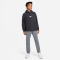 NIKE Dri-FIT Athletics Fleece Trainings-Hoodie Jungen 010 - black/htr/white S (128-137 cm)