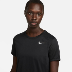 NIKE Dri-FIT T-Shirt Damen 010 - black/white XS