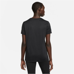 NIKE Dri-FIT T-Shirt Damen 010 - black/white L