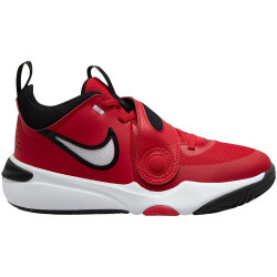NIKE Team Hustle D 11 Basketballschuhe Kinder 602 - university red/black-white 36.5
