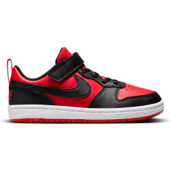 NIKE Court Borough Low Recraft Sneaker Jungen 600 - university red/black-white 27.5