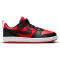 NIKE Court Borough Low Recraft Sneaker Jungen 600 - university red/black-white 27.5