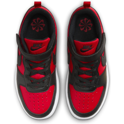 NIKE Court Borough Low Recraft Sneaker Jungen 600 - university red/black-white 35