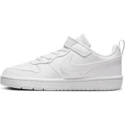 NIKE Court Borough Low Recraft Sneaker Jungen 106 - white/white-white 27.5