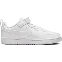 NIKE Court Borough Low Recraft Sneaker Jungen 106 - white/white-white 31