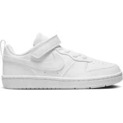 NIKE Court Borough Low Recraft Sneaker Jungen 106 - white/white-white 35