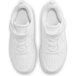 NIKE Court Borough Low Recraft Sneaker Jungen 106 - white/white-white 35