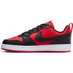 NIKE Court Borough Low Recraft Sneaker Kinder 600 - university red/black-white 35.5