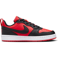 NIKE Court Borough Low Recraft Sneaker Kinder 600 - university red/black-white 35.5