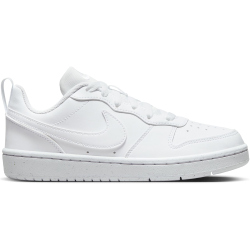 NIKE Court Borough Low Recraft Sneaker Kinder 106 - white/white-white 36.5