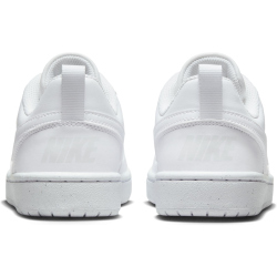 NIKE Court Borough Low Recraft Sneaker Kinder 106 - white/white-white 36.5
