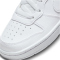 NIKE Court Borough Low Recraft Sneaker Kinder 106 - white/white-white 36.5