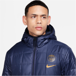 NIKE Paris Saint-Germain Fleece Steppjacke gefüttert...