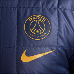 NIKE Paris Saint-Germain Fleece Steppjacke gefüttert Herren 498 - blackened blue/gold suede S