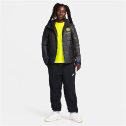NIKE Inter Mailand Sportswear Fleece Steppjacke gefüttert Herren 010 - black/lyon blue/vibrant yellow XS