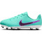 NIKE Jr. Tiempo Legend 10 Club MG Multi-Ground Fußballschuhe Jungen 300 - hyper turq/black-fuchsia dream 35