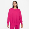 NIKE Sportswear Phoenix Fleece Oversized Sweatshirt Damen 615 - fireberry/black S