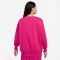 NIKE Sportswear Phoenix Fleece Oversized Sweatshirt Damen 615 - fireberry/black S