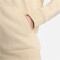 NIKE Sportswear Club Fleece Sweatjacke Damen 126 - sanddrift/white XS