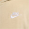 NIKE Sportswear Club Fleece Sweatjacke Damen 126 - sanddrift/white XS