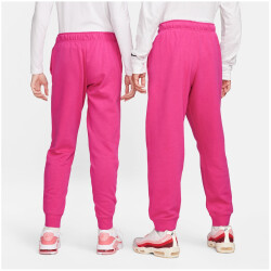 NIKE Sportswear Club Fleece Jogginghose Damen 615 - fireberry/white L