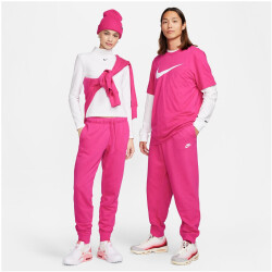 NIKE Sportswear Club Fleece Jogginghose Damen 615 - fireberry/white L