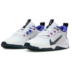 NIKE Omni Multi-Court Hallenschuhe Kinder 104 - white/dark obsidian-lt ultramarine 36