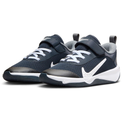NIKE Omni Multi-Court Sneaker Kinder 402 - dark obsidian/white-smoke grey 30