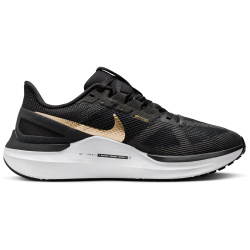 NIKE Structure 25 Laufschuhe Damen 003 - black/metallic gold-white-dk smoke grey 36.5