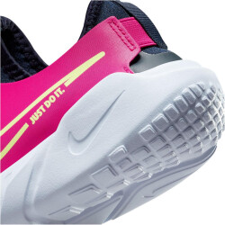NIKE Flex Runner 2 Laufschuhe Kinder 401 - dark obsidian/lime blast-fireberry-white 36.5