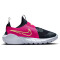 NIKE Flex Runner 2 Laufschuhe Kinder 401 - dark obsidian/lime blast-fireberry-white 36.5