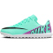 NIKE Jr. Mercurial Vapor 15 Club TF Turf Multinocken-Fu&szlig;ballschuhe Kinder 300 - hyper turq/fuchsia dream-black-white 35