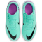 NIKE Jr. Mercurial Vapor 15 Club TF Turf Multinocken-Fu&szlig;ballschuhe Kinder 300 - hyper turq/fuchsia dream-black-white 35