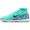 NIKE Jr. Mercurial Superfly 9 Club TF Multinocken-Fußballschuhe Kinder 300 - hyper turq/fuchsia dream-black-white 35.5