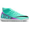 NIKE Jr. Mercurial Superfly 9 Club TF Multinocken-Fußballschuhe Kinder 300 - hyper turq/fuchsia dream-black-white 35.5