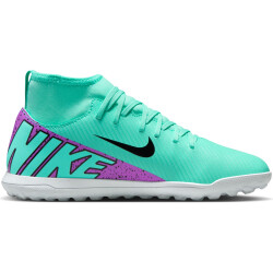 NIKE Jr. Mercurial Superfly 9 Club TF Multinocken-Fußballschuhe Kinder 300 - hyper turq/fuchsia dream-black-white 36