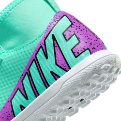 NIKE Jr. Mercurial Superfly 9 Club TF Multinocken-Fußballschuhe Kinder 300 - hyper turq/fuchsia dream-black-white 36