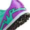 NIKE Zoom Mercurial Vapor 15 Academy TF Turf Multinocken-Fußballschuhe 300 - hyper turq/fuchsia dream-black-white 39
