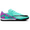 NIKE Zoom Mercurial Vapor 15 Academy TF Turf Multinocken-Fußballschuhe 300 - hyper turq/fuchsia dream-black-white 40.5