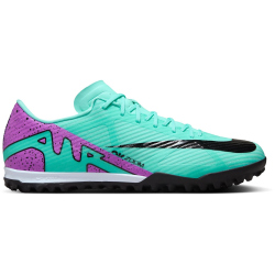 NIKE Air Zoom Mercurial Vapor 15 Academy TF Turf Multinocken-Fu&szlig;ballschuhe 300 - hyper turq/fuchsia dream-black-white 45