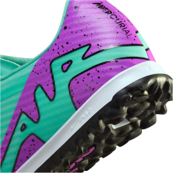 NIKE Air Zoom Mercurial Vapor 15 Academy TF Turf Multinocken-Fu&szlig;ballschuhe 300 - hyper turq/fuchsia dream-black-white 45.5