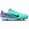 NIKE Zoom Mercurial Vapor 15 Academy MG Multi-Ground Fußballschuhe 300 - hyper turq/fuchsia dream-black-white 36